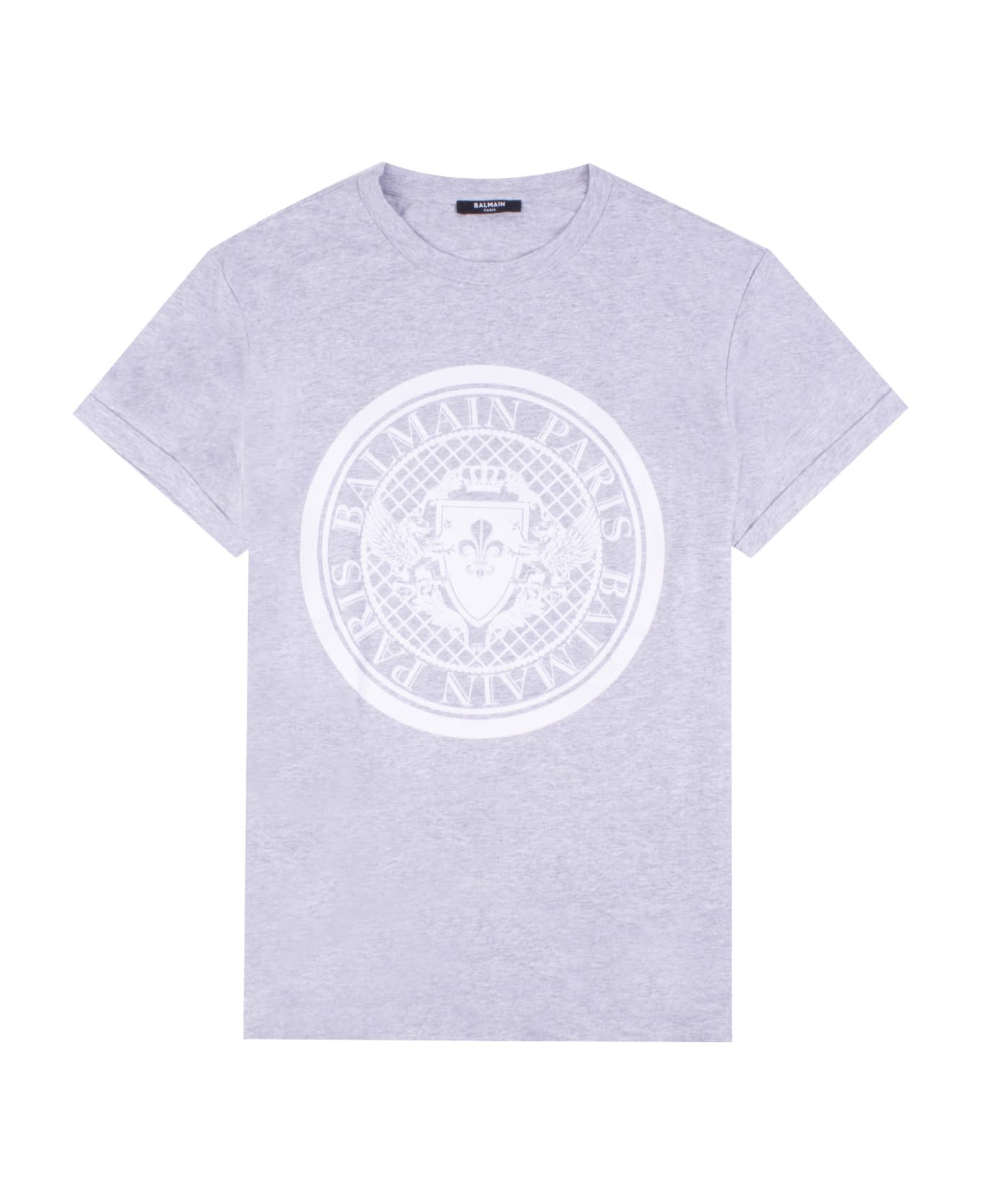 Balmain Cotton T-shirt - Grey シャツ