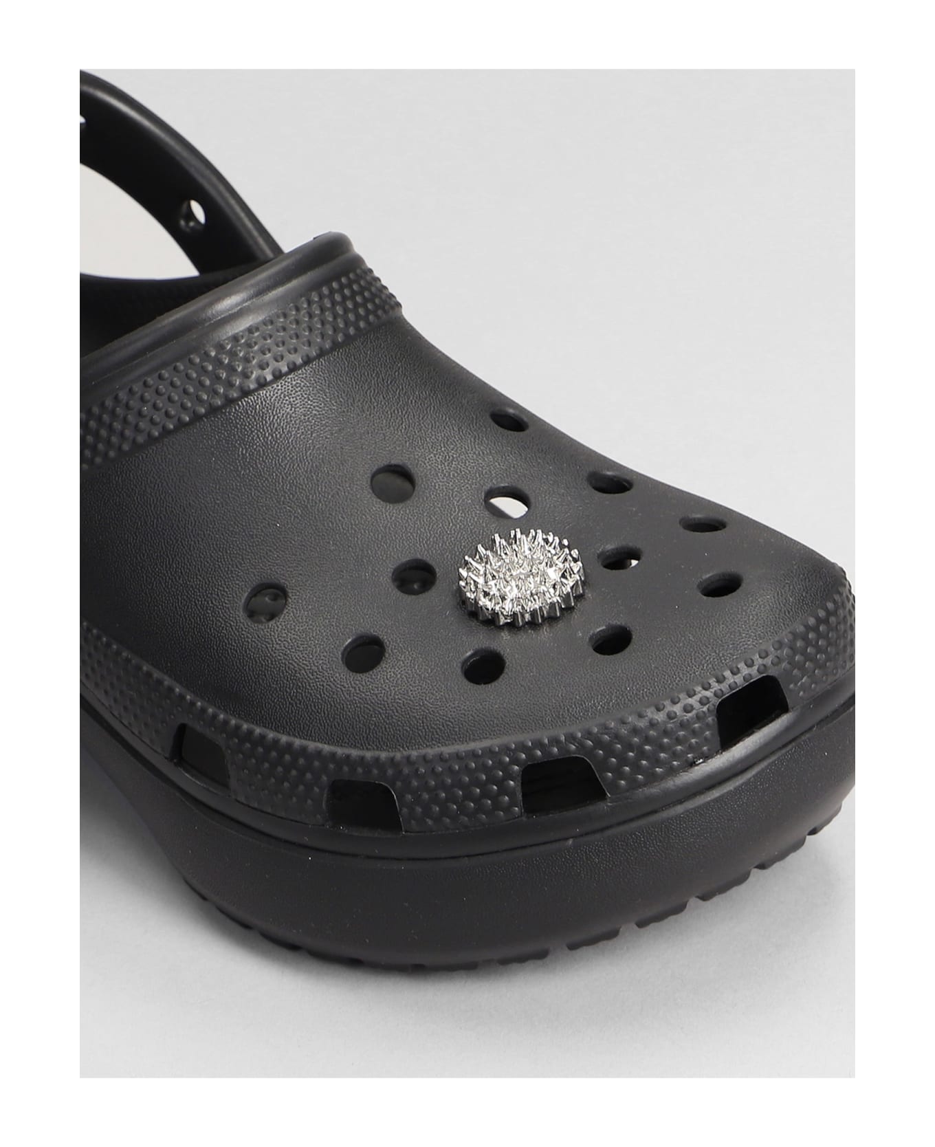 Crocs In Silver Synthetic Fibers - silver