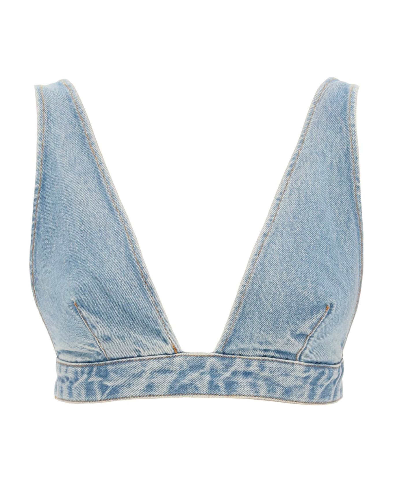 Haikure Denim Tessa Top For - LIPARI BLUE (Blue)