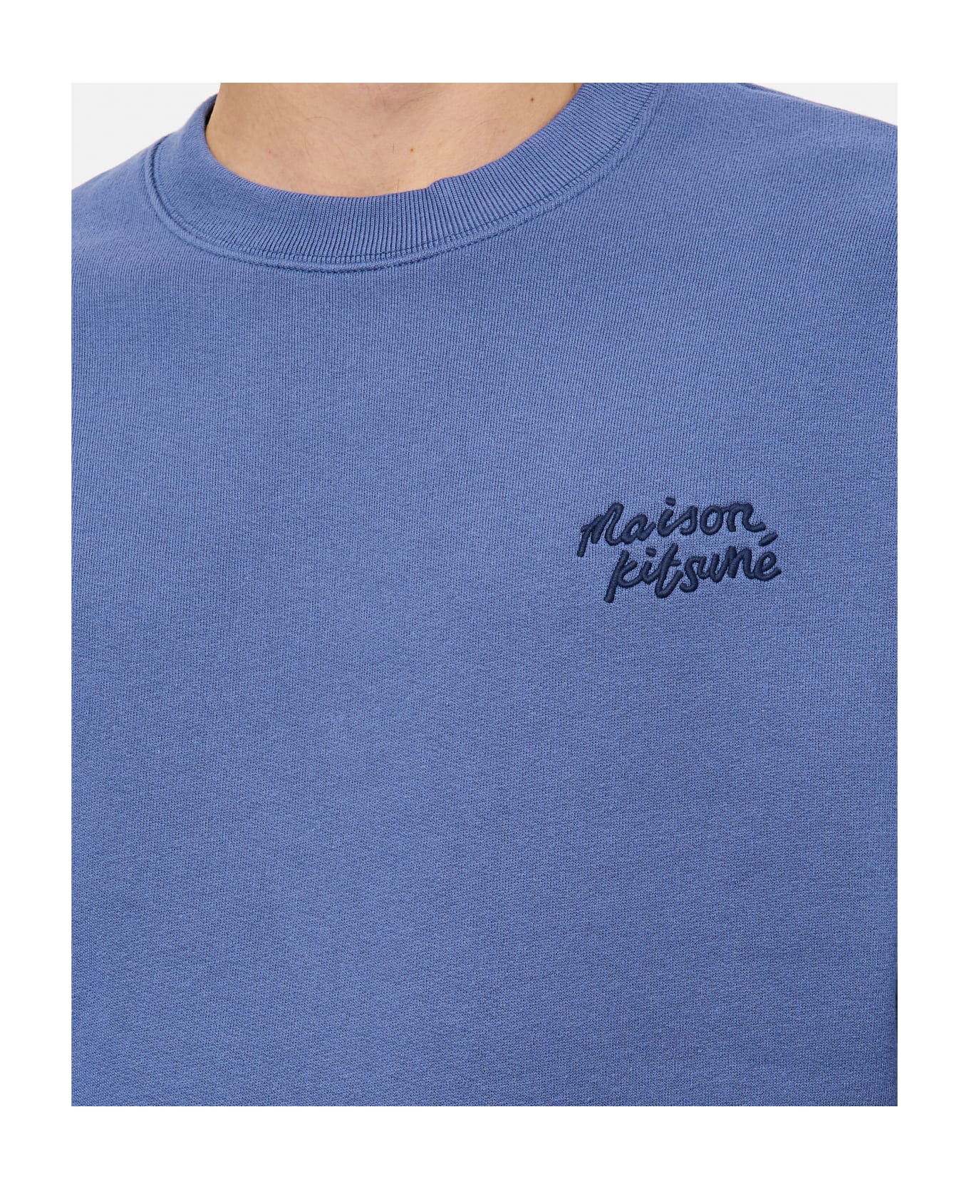 Maison Kitsuné Maison Kitsune Handwriting Comfort Sweatshirt - Blue フリース