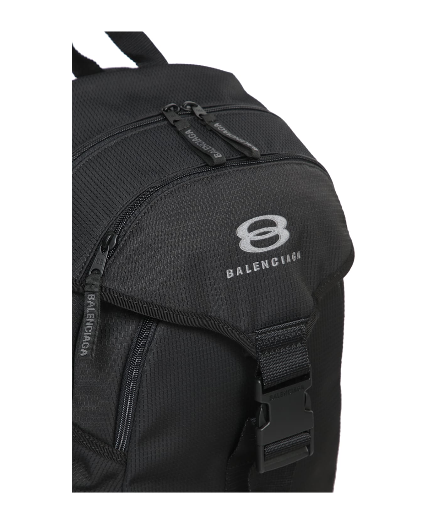 Balenciaga Black Fabric Unity Backpack | italist
