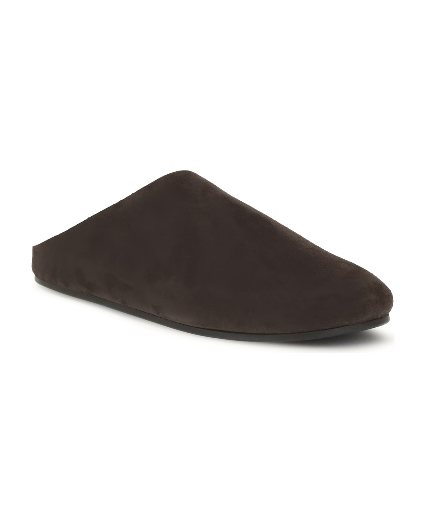 The Row Suede Hudson Mules