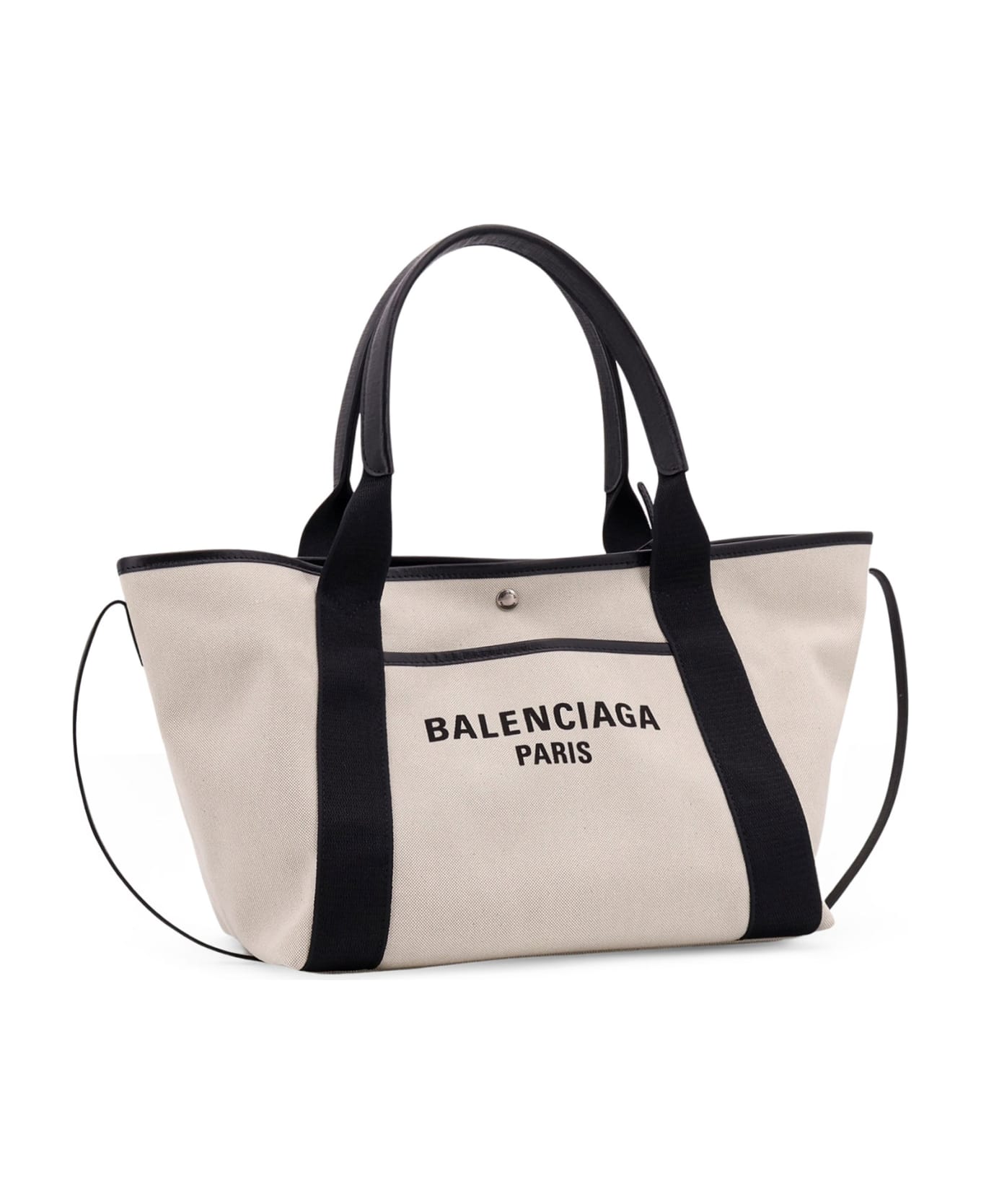 Balenciaga Sand Canvas Medium Biarritz Shopping Bag - Neutrals