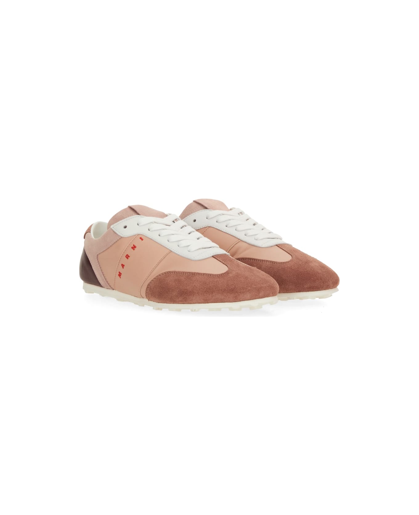 Marni Leather Sneaker - NUDE