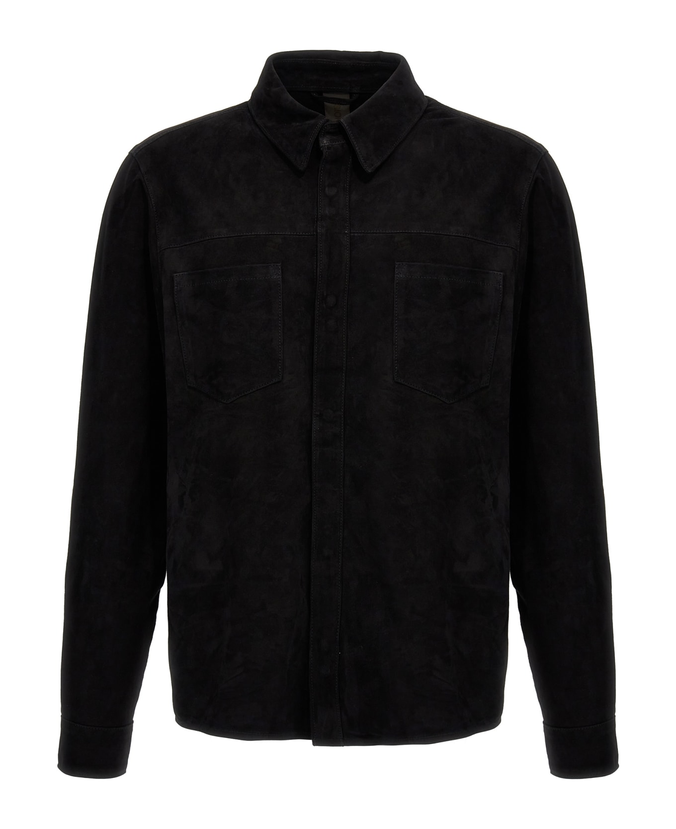 Giorgio Brato Suede Shirt - Black   シャツ