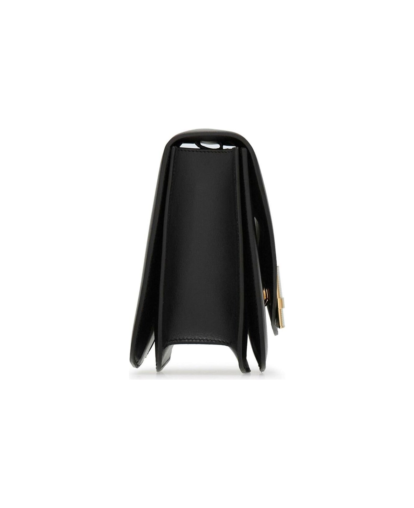 Ferragamo Fold-over Top Crossbody Bag - BLACK