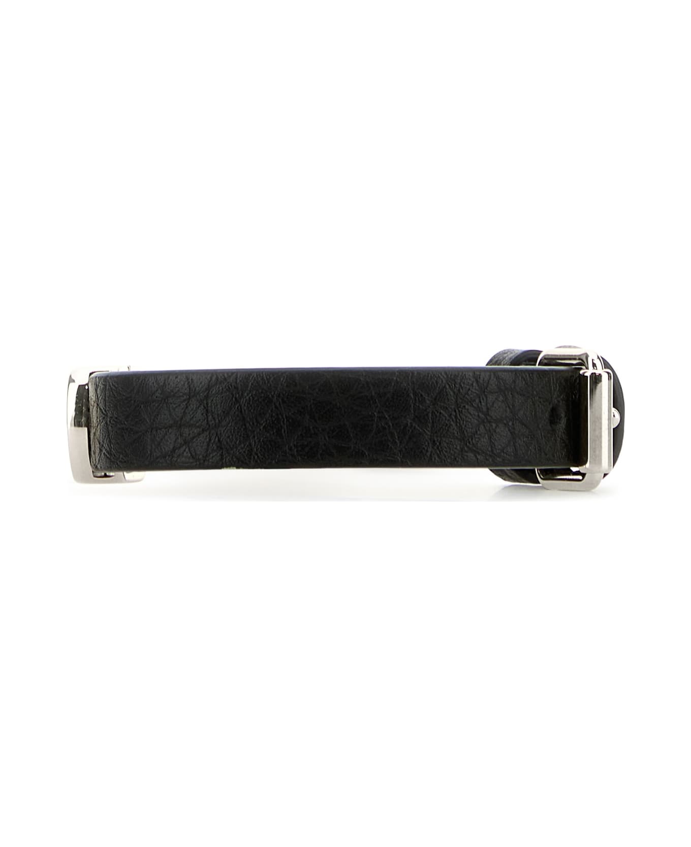 Valentino Garavani Leather Bracelet | Vlogo - NERO