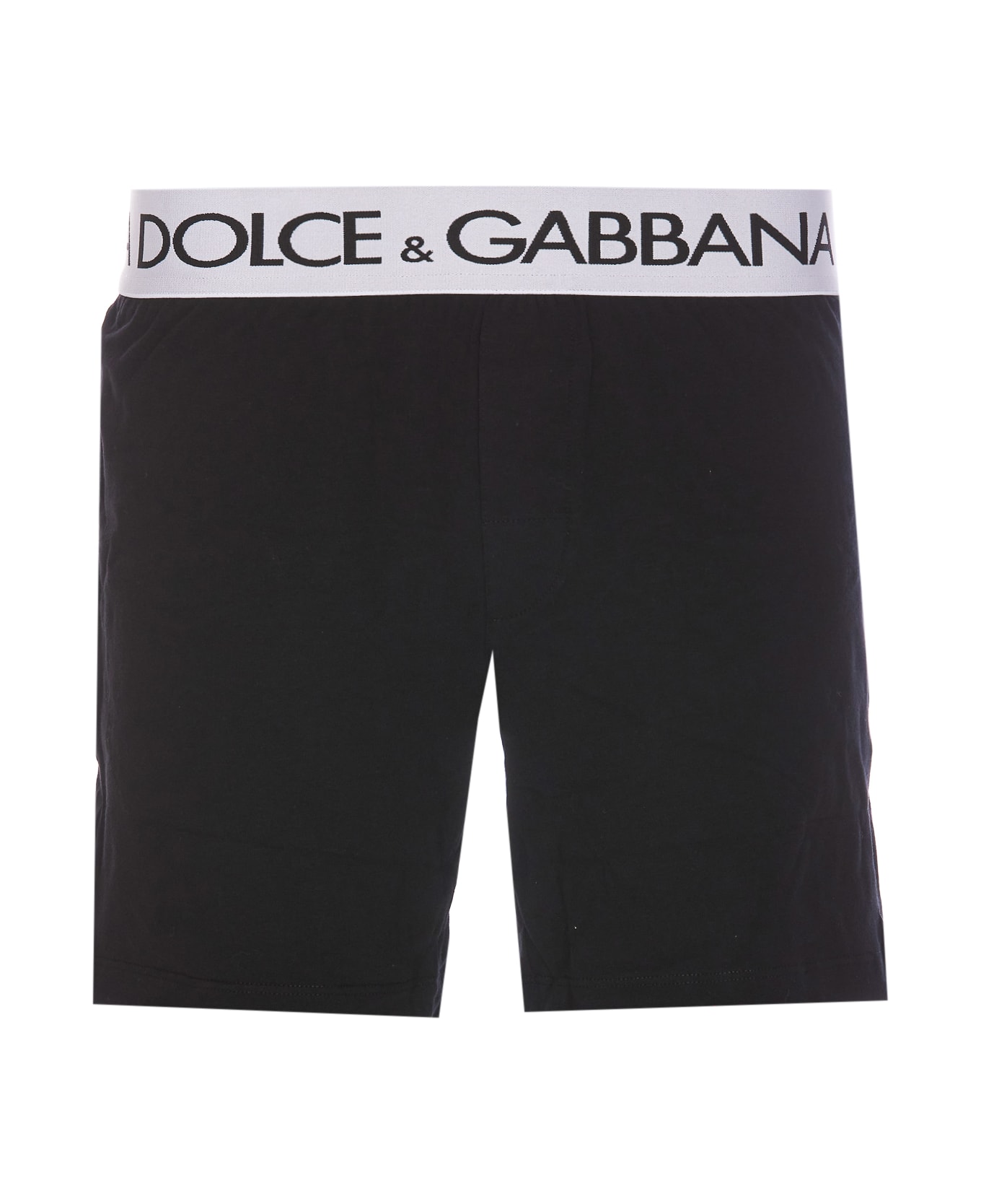 Dolce & Gabbana Logo Long Boxer - Black