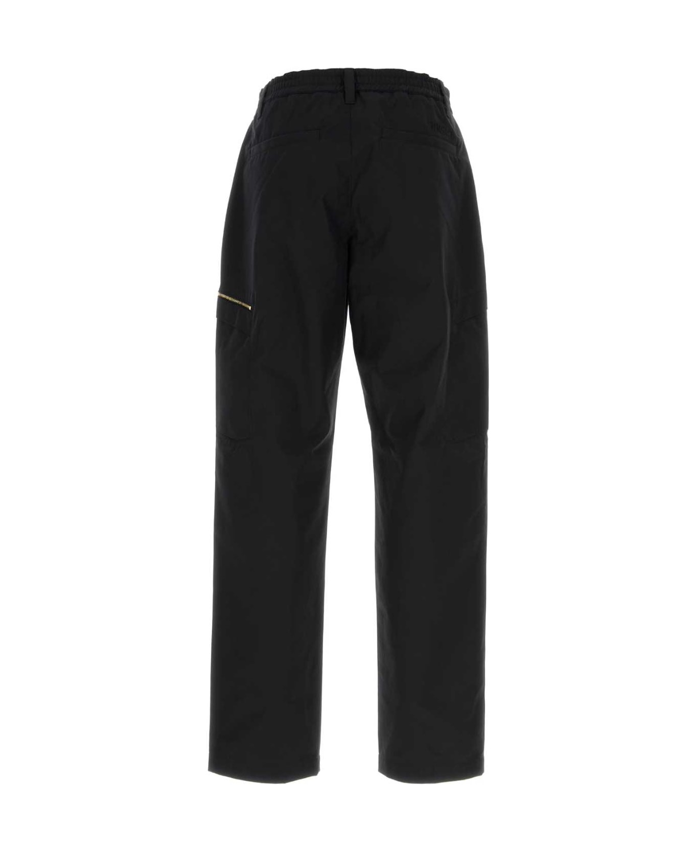 Versace Black Cotton Pant - BLACK