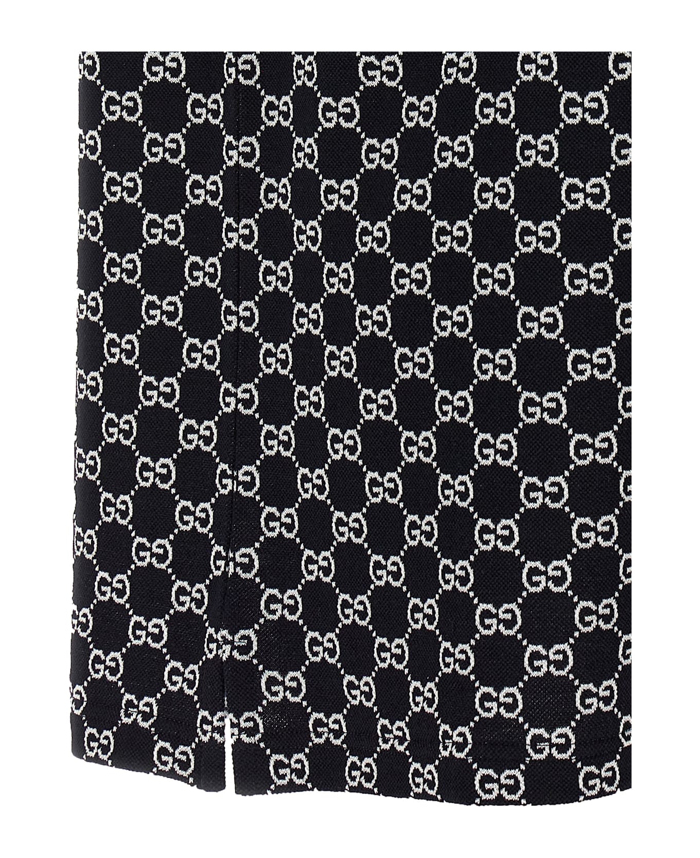 Gucci Polo Gg - Blue