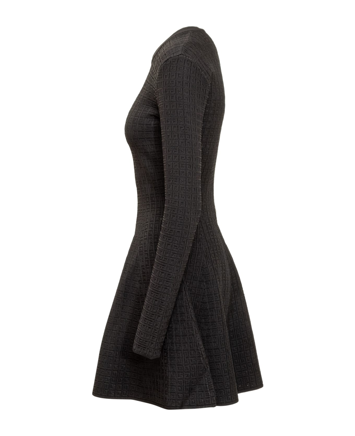 Givenchy 4g Jacquard Mini Dress - BLACK