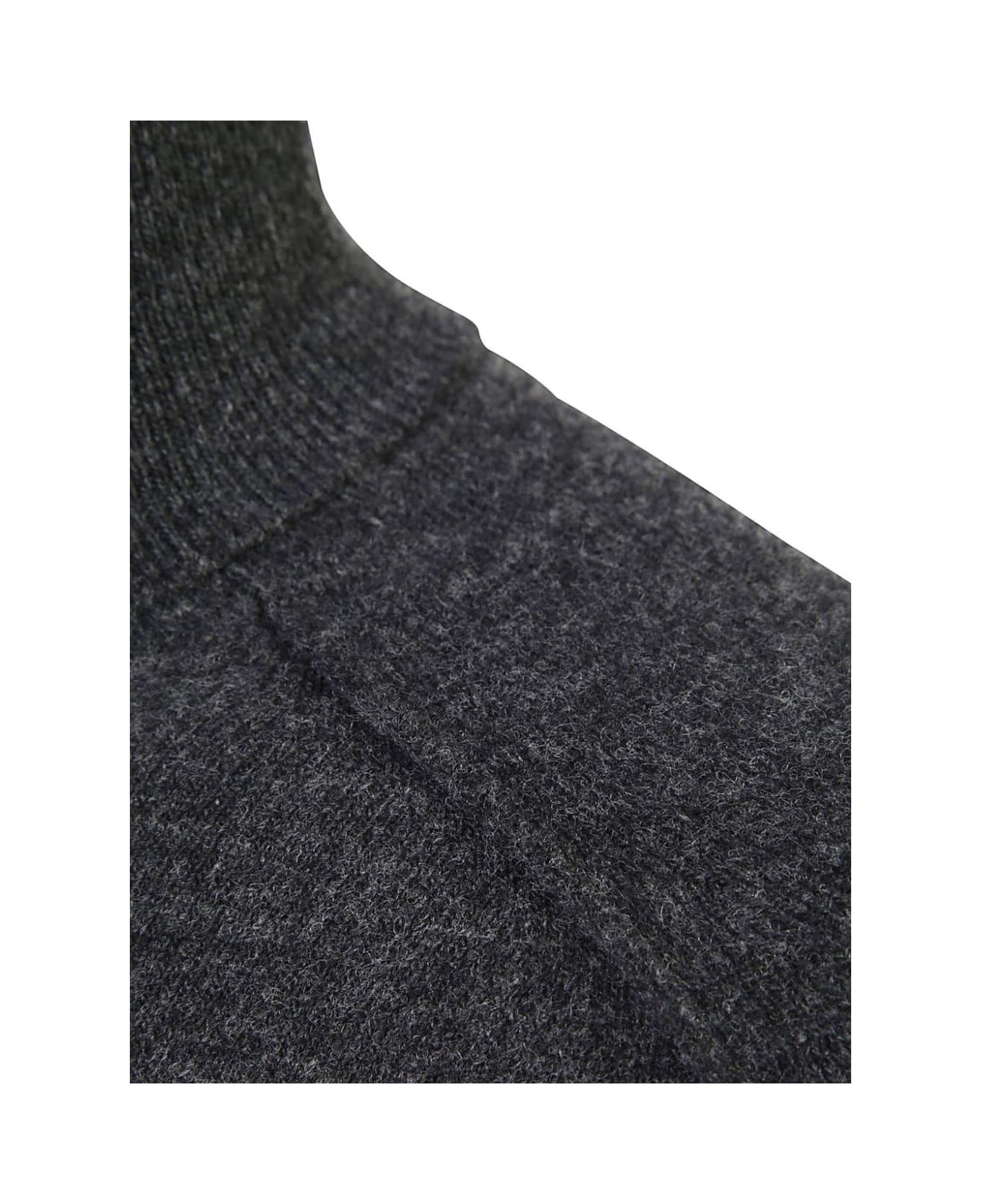 Roberto Collina Turtleneck Knit Sweaters - Grey