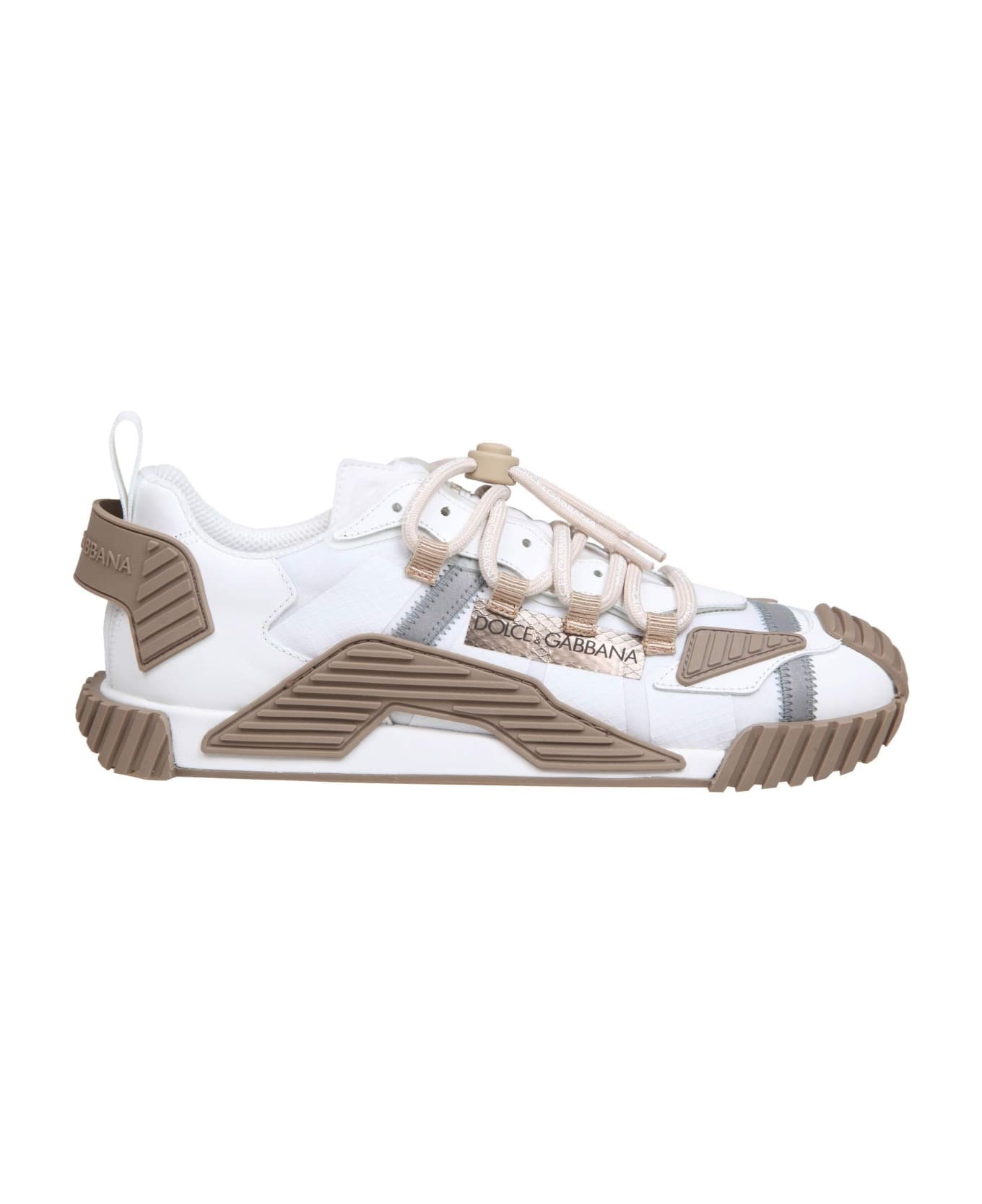 Dolce & Gabbana Two-tone Ns1 Sneakers - WHITE