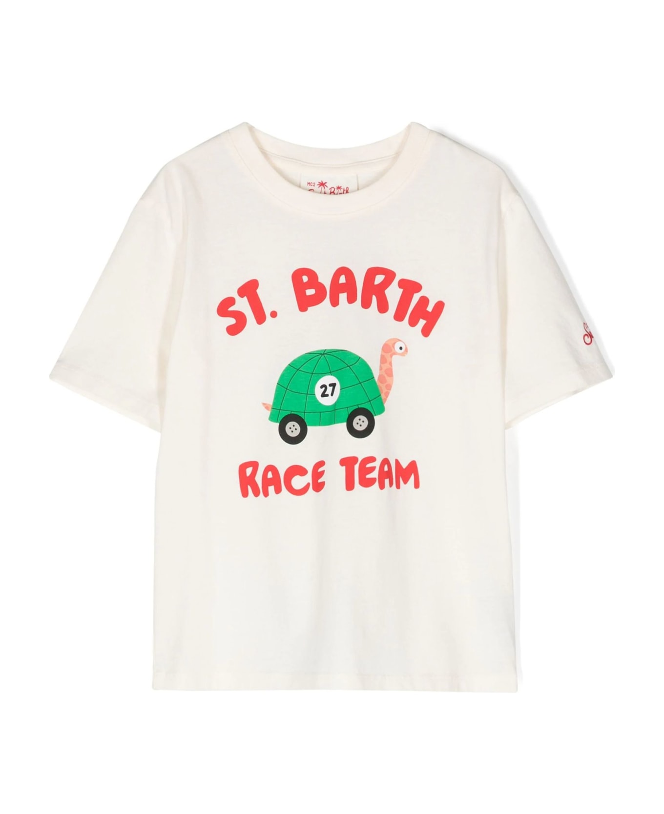 MC2 Saint Barth Saint Barth T-shirts And Polos White - White Tシャツ＆ポロシャツ