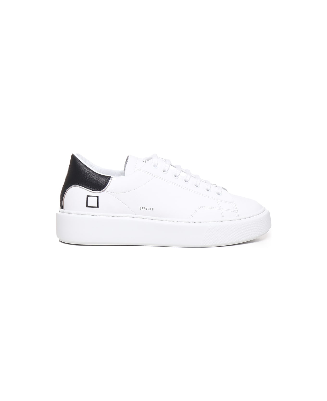 D.A.T.E. Sfera Basic Sneakers - White-black