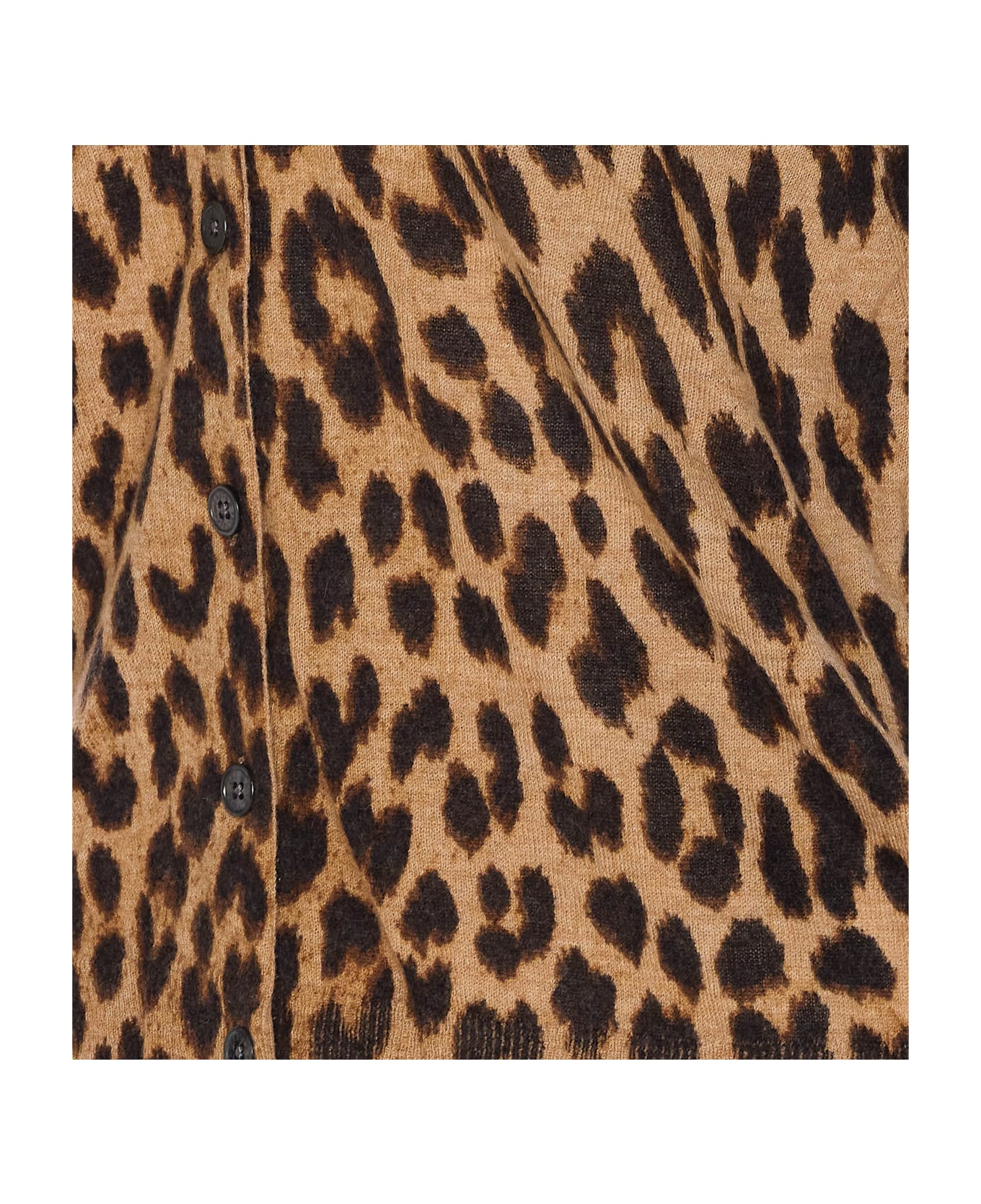 Zadig 
Voltaire Manala Leo Print Cardigan - Brown