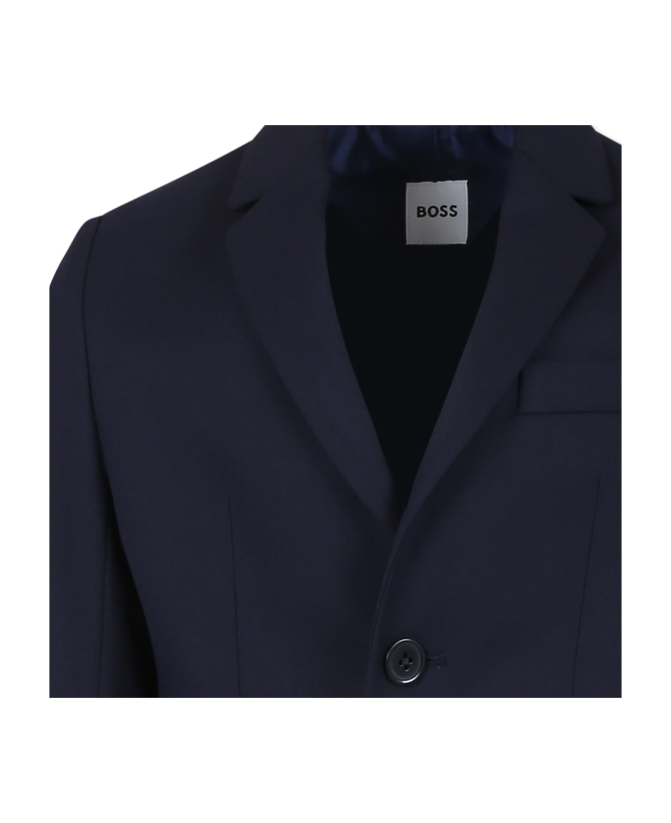 Hugo Boss Blue Suit For Boy - Blue スーツ