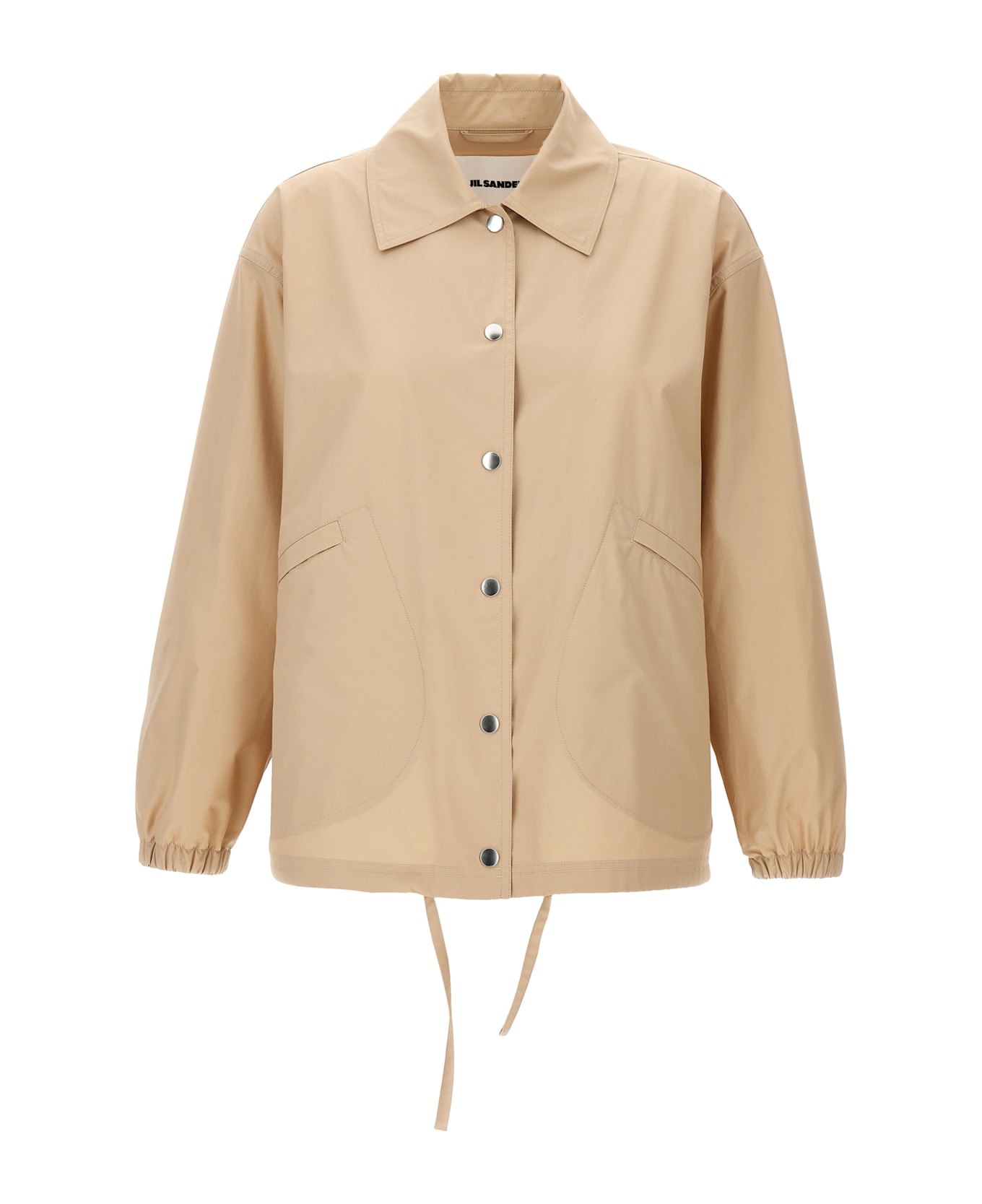Jil Sander Logo Jacket - Dark Sand