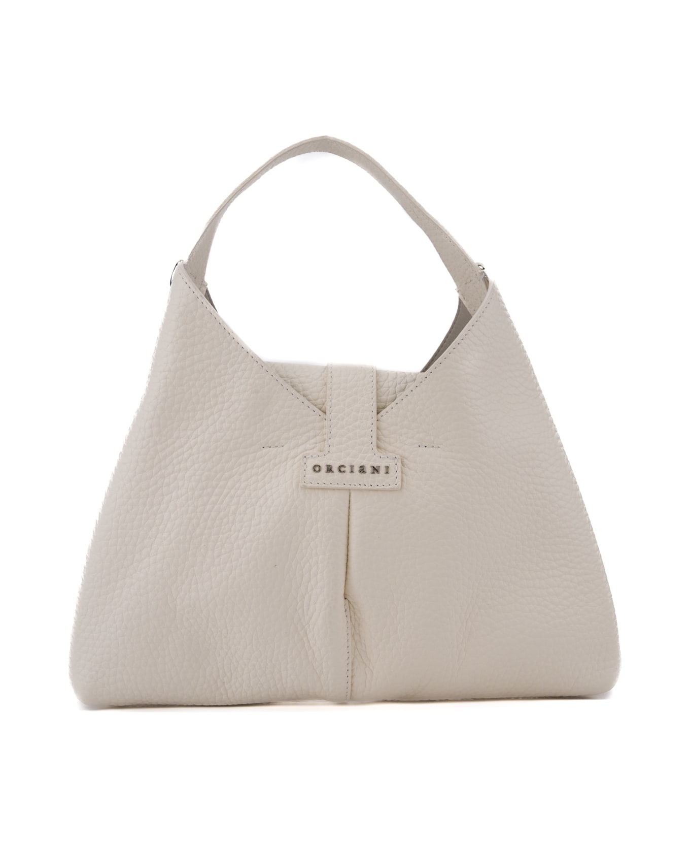 Orciani Vita Soft Small Leather Bag - Bianco