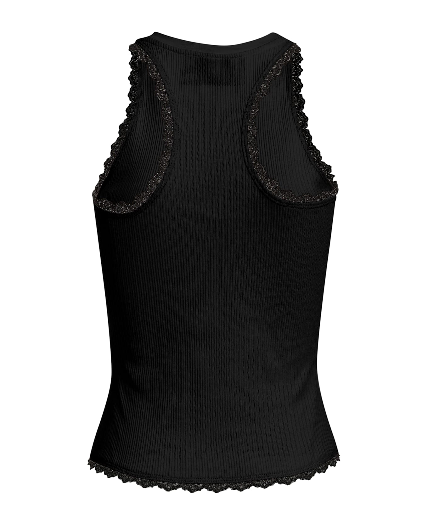 Chiara Ferragni Black Tank T-shirt - Black