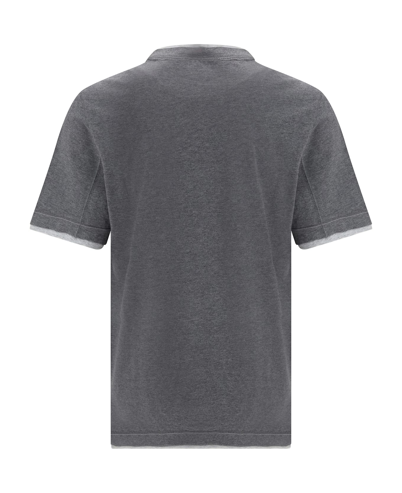 Brunello Cucinelli T-shirt In Cotton With A Logo