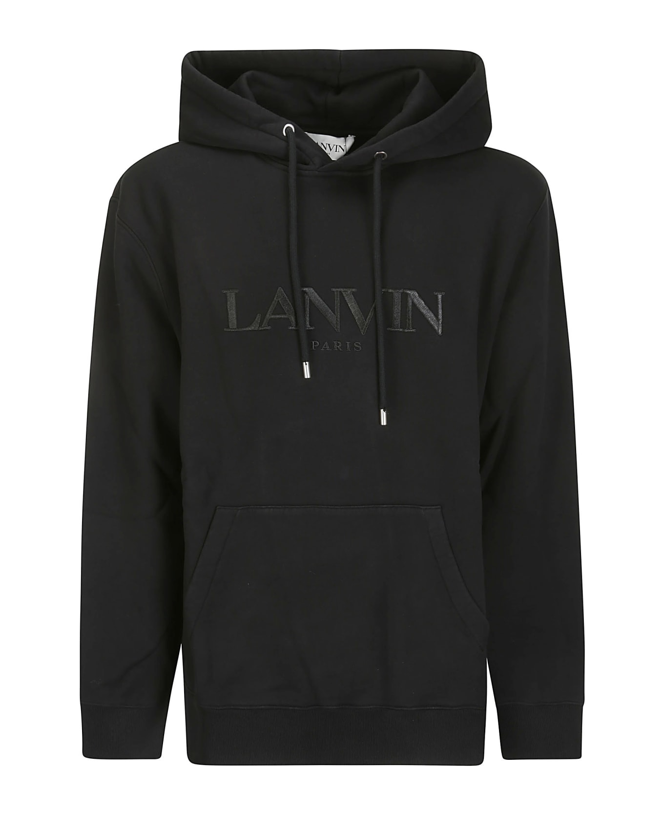 Lanvin Paris Oversized Hoodie - BLACK フリース