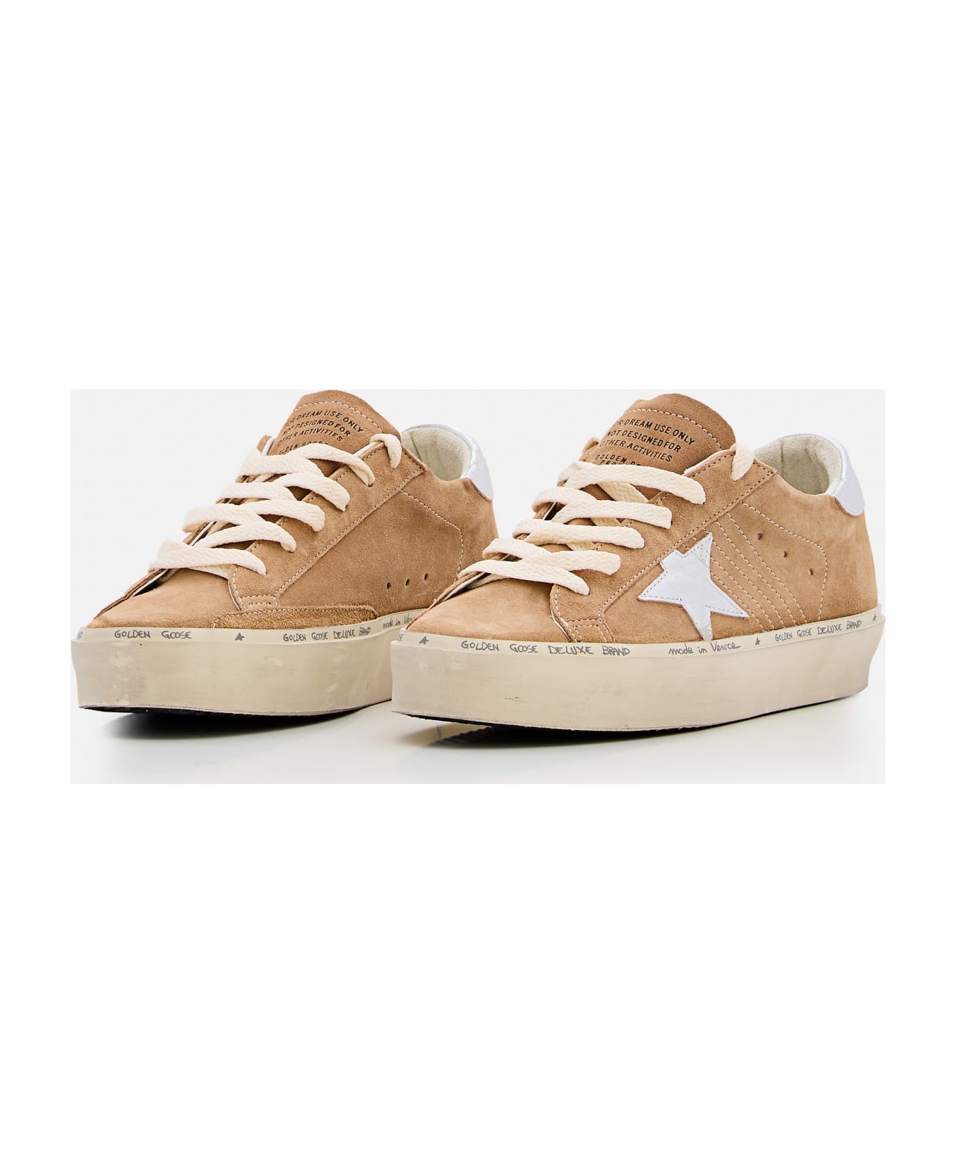 Golden Goose Hi Star Suede Sneakers - Brown