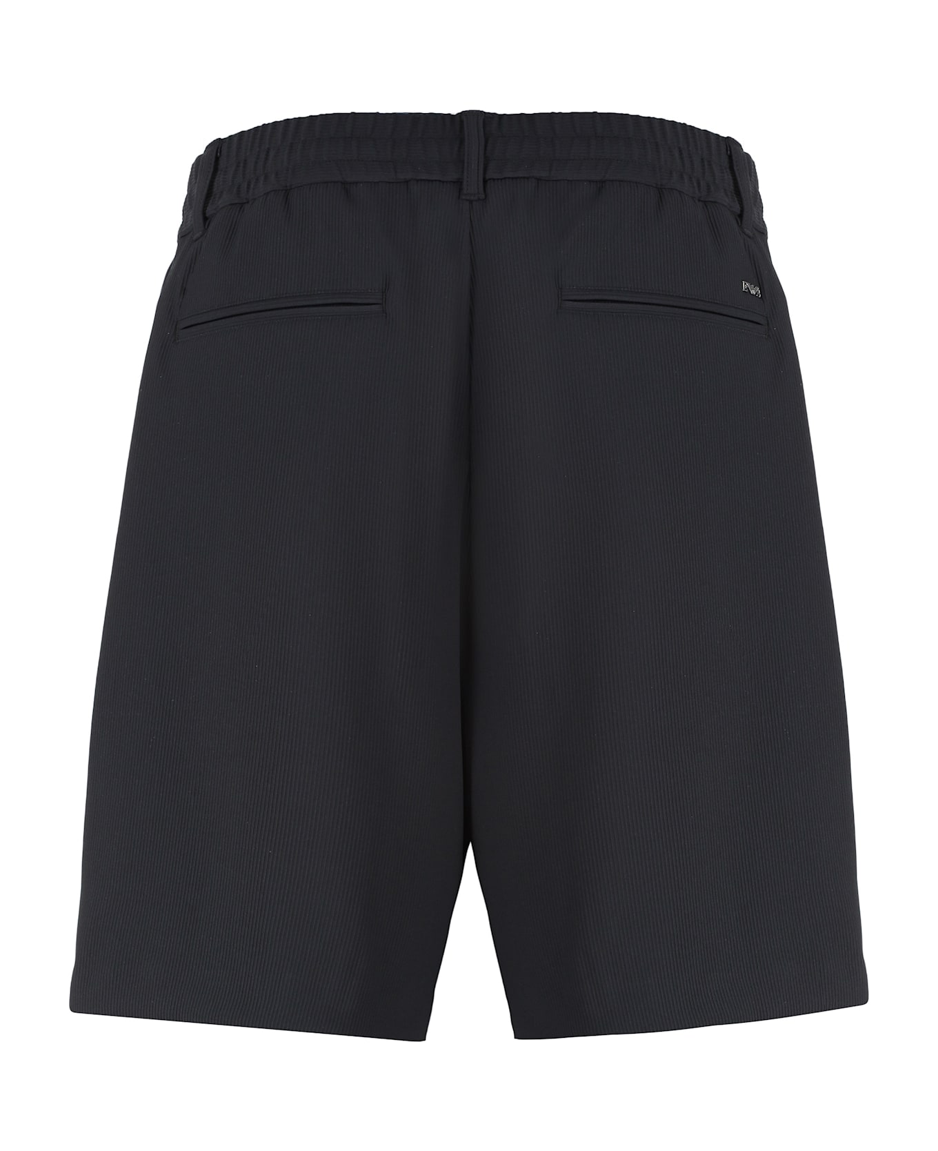 Emporio Armani Techno Fabric Bermuda-shorts - blue