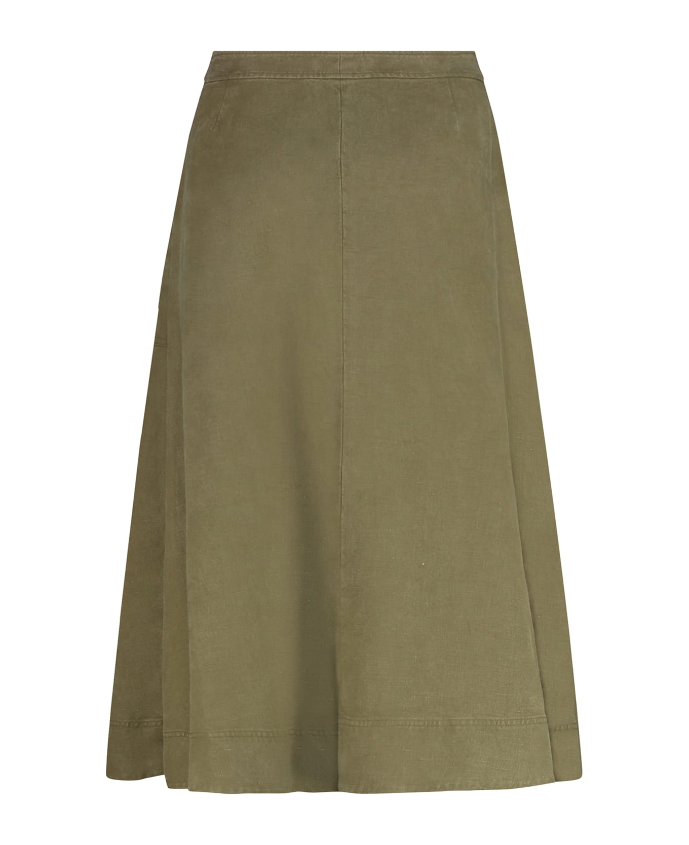 Ralph Lauren A-line Midi Skirt - Green