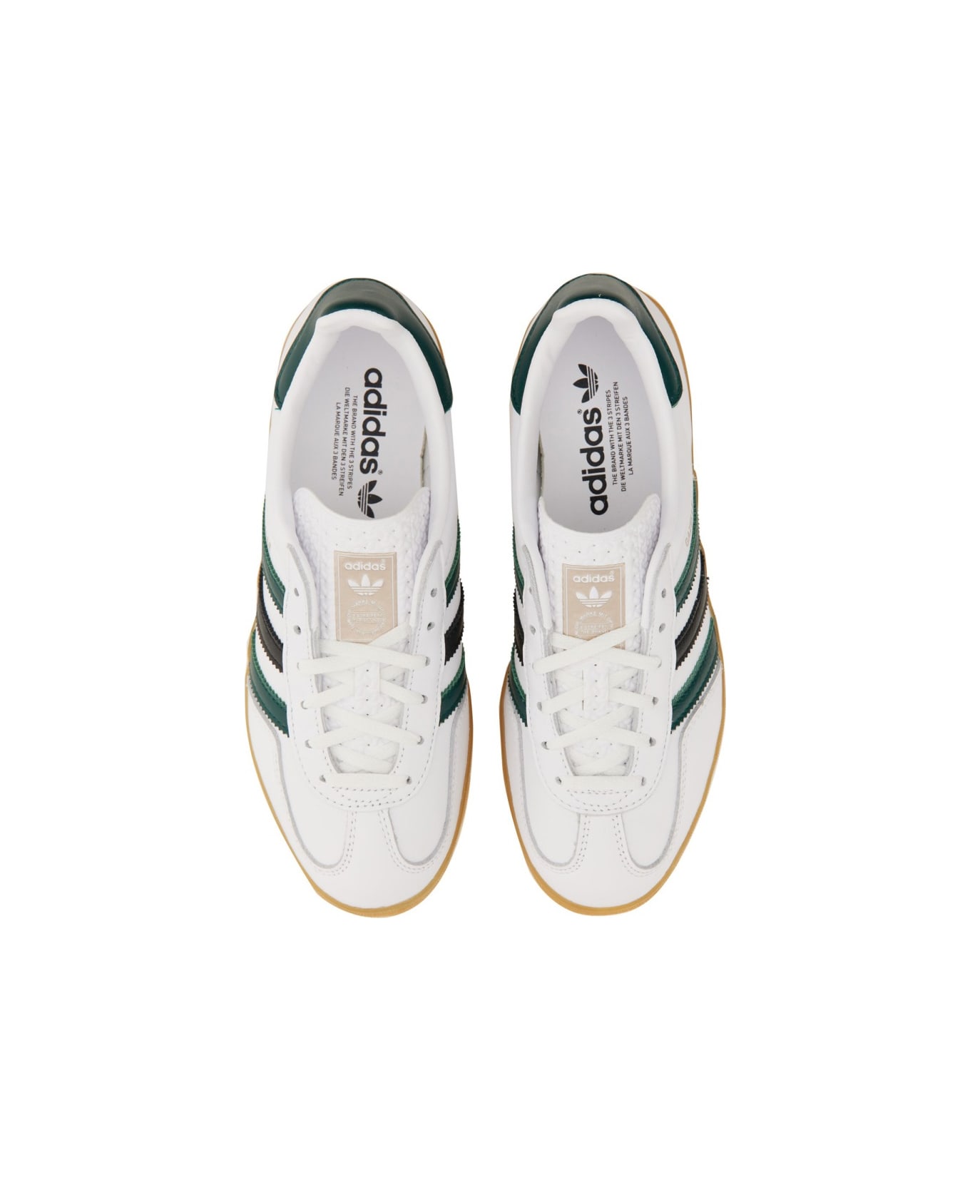 Adidas Originals Gazelle Indoor Shoe - Ftwwht/cgreen/cblack スニーカー