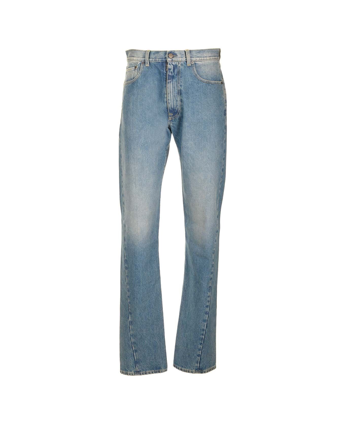 Maison Margiela Five-pocket, Straight-leg Jeans - Blue