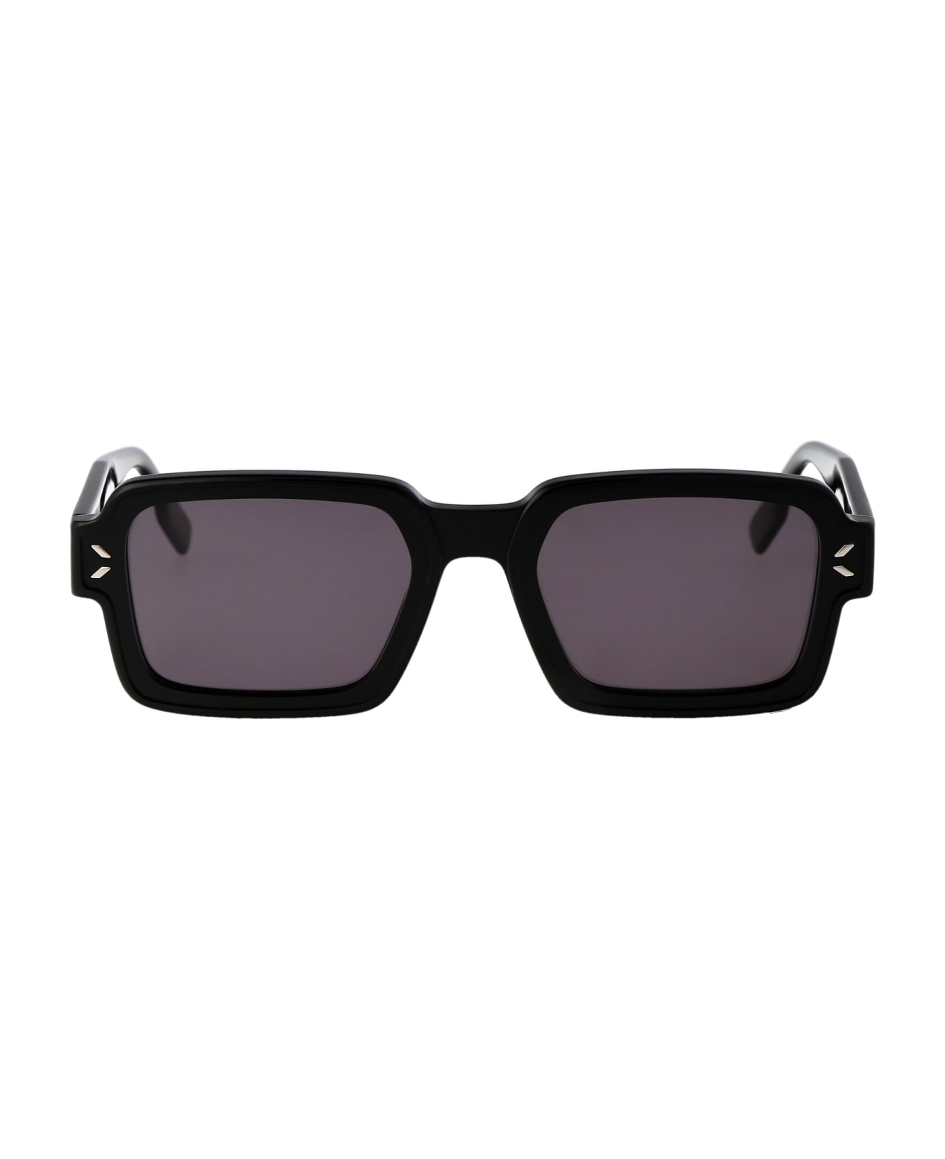 McQ Alexander McQueen Mq0381s Sunglasses - 001 BLACK BLACK SMOKE