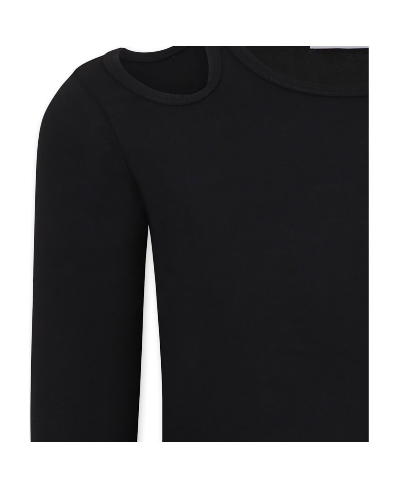 Molo Black T-shirt For Girl - Black