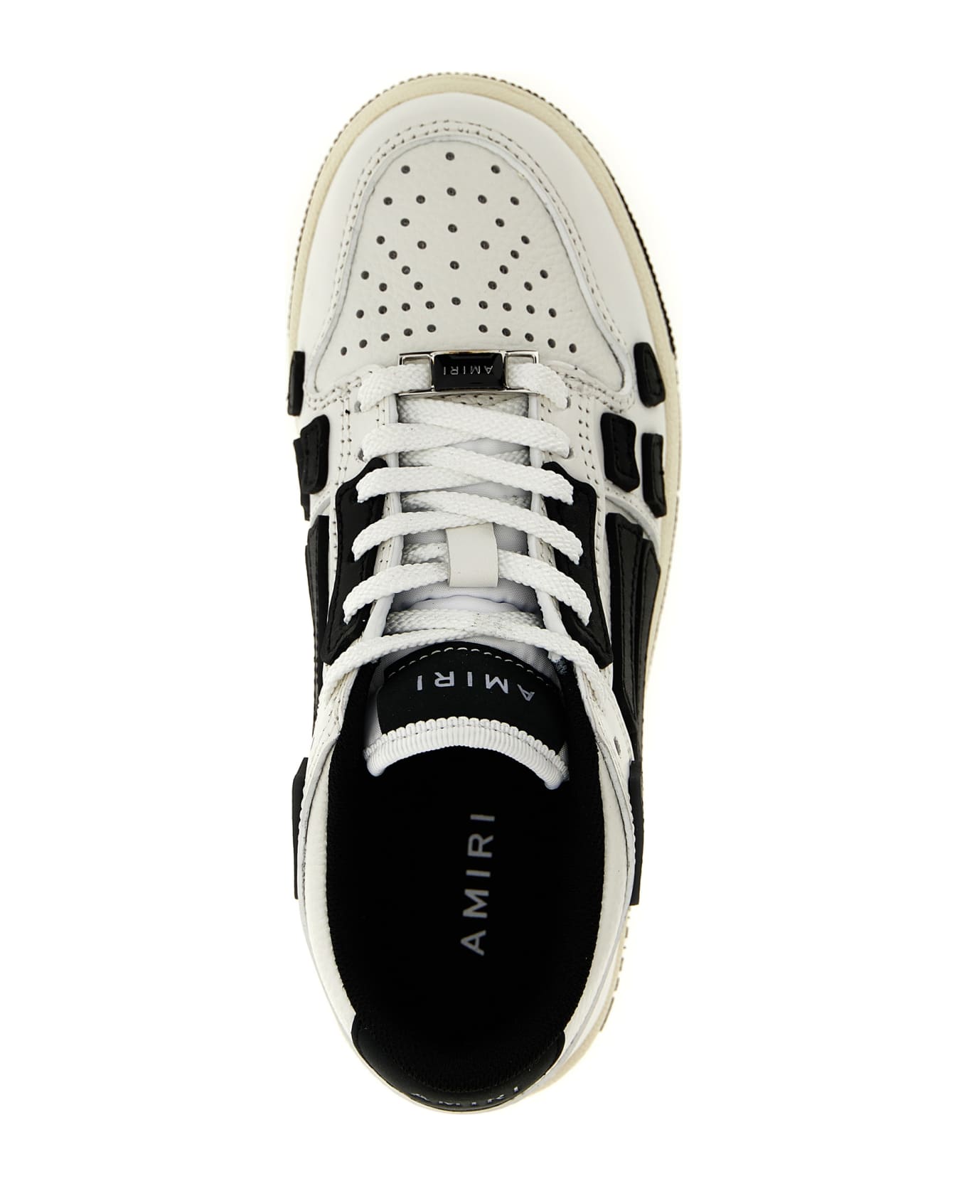 AMIRI 'asymmetric Low' Sneakers - White Black