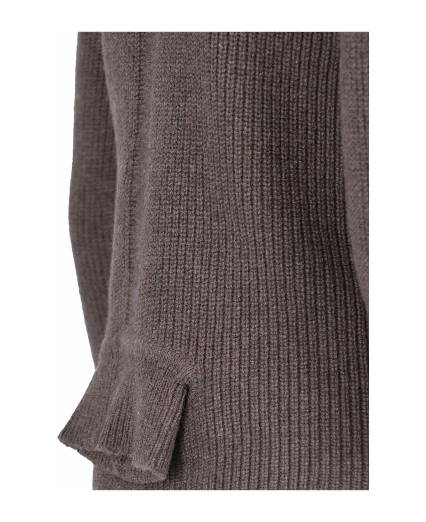 Rick Owens 'headon Dbl Lupetto' Sweater - Brown