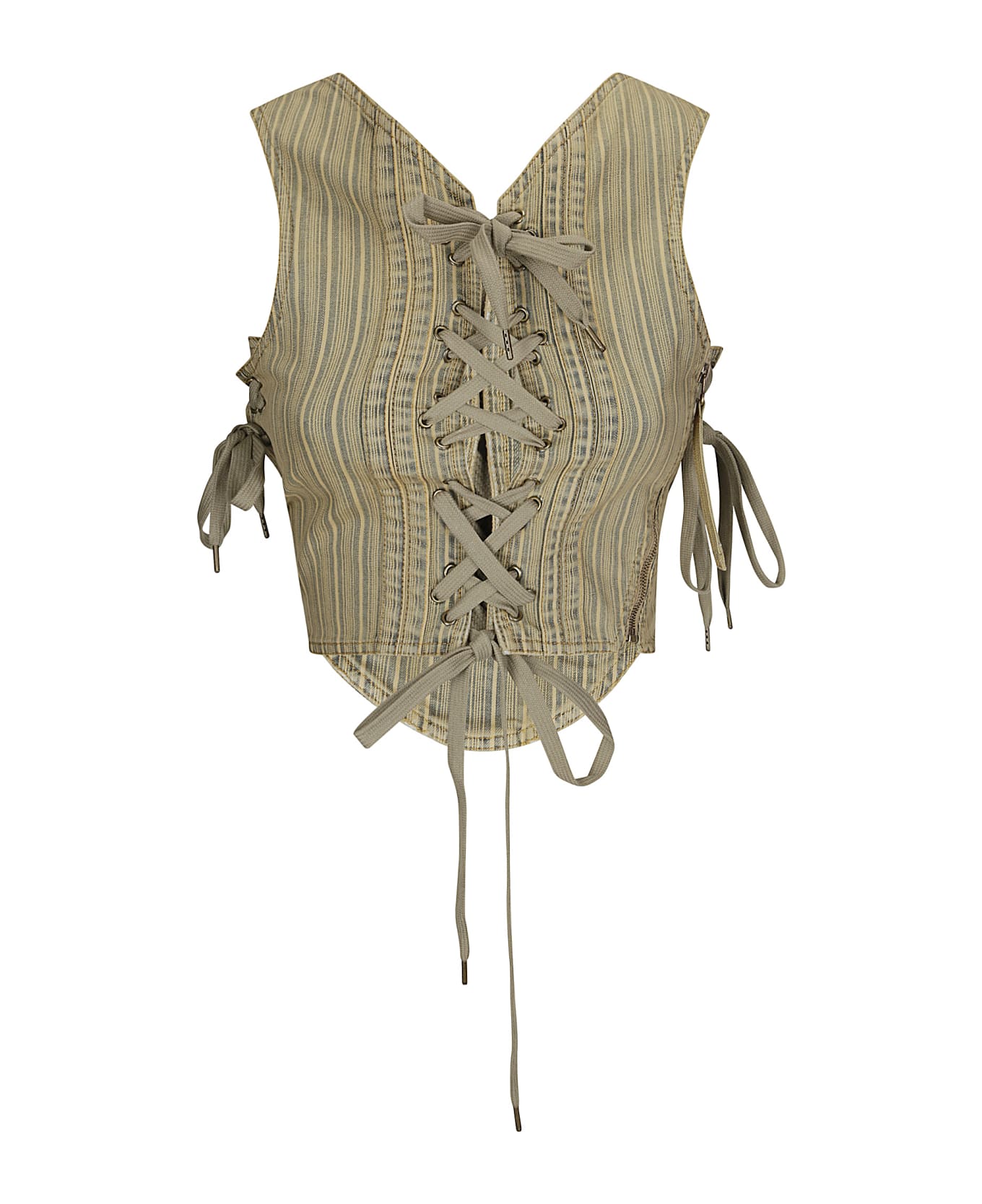 KNWLS Gfrc Corset - TAN STRIPE