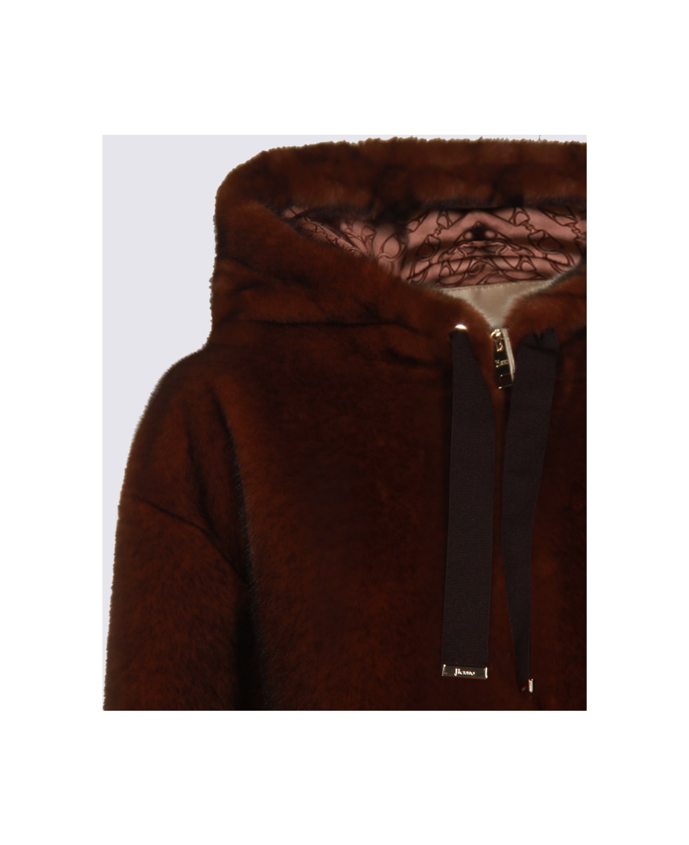 Herno Dark Brown Cotton Casual Jacket