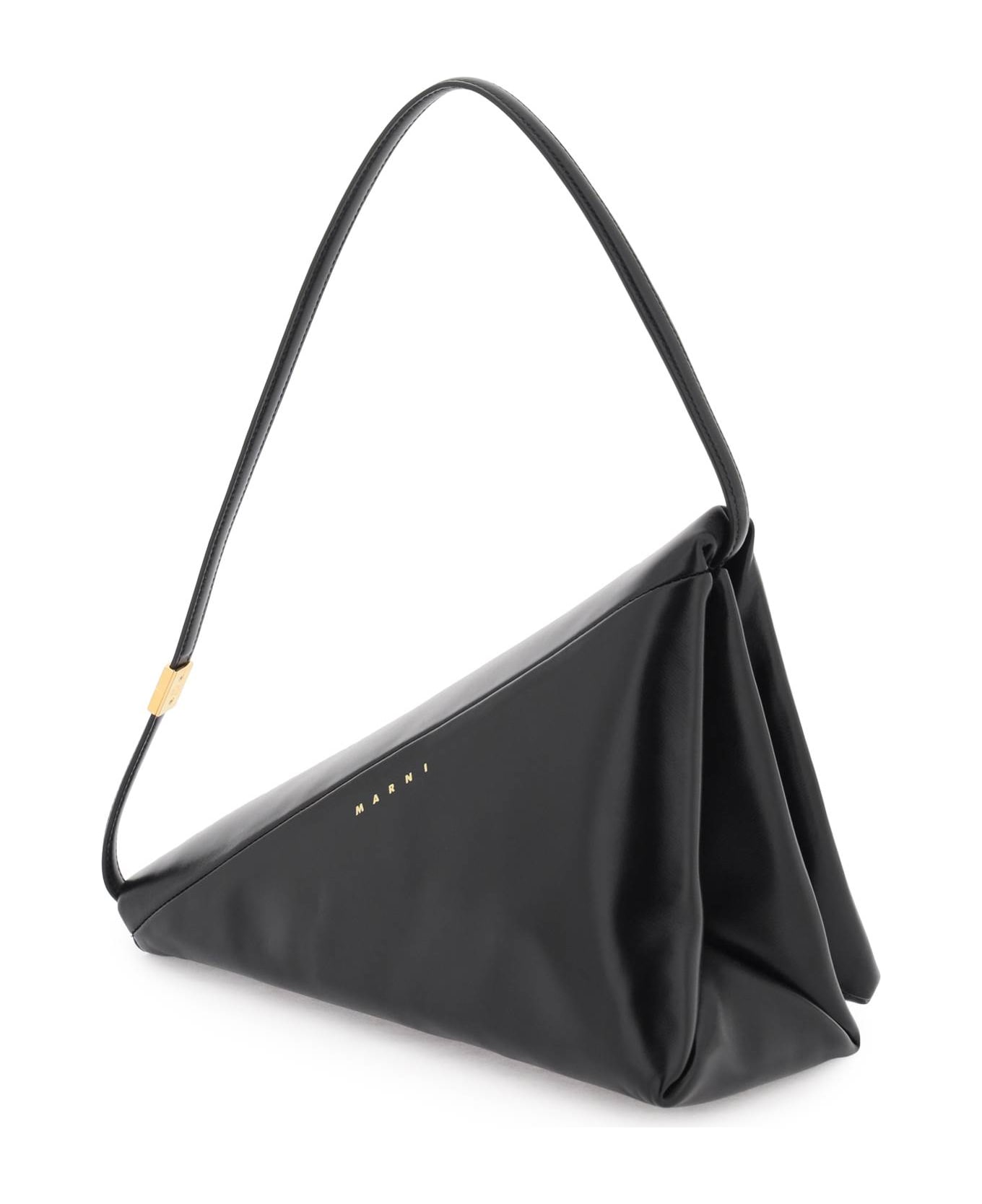 Marni Leather Prisma Triangle Bag Marni - BLACK トートバッグ