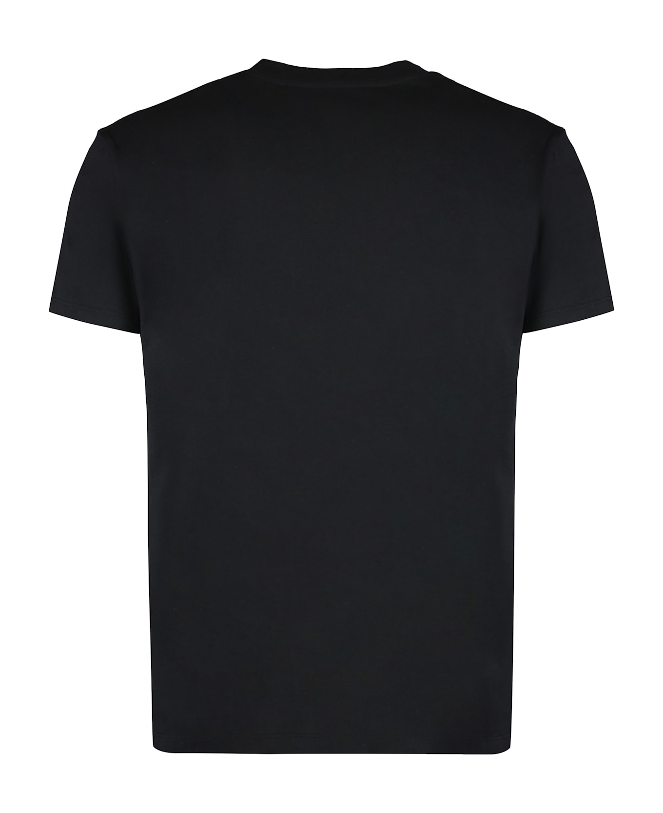 Valentino Cotton Crew-neck T-shirt - black シャツ