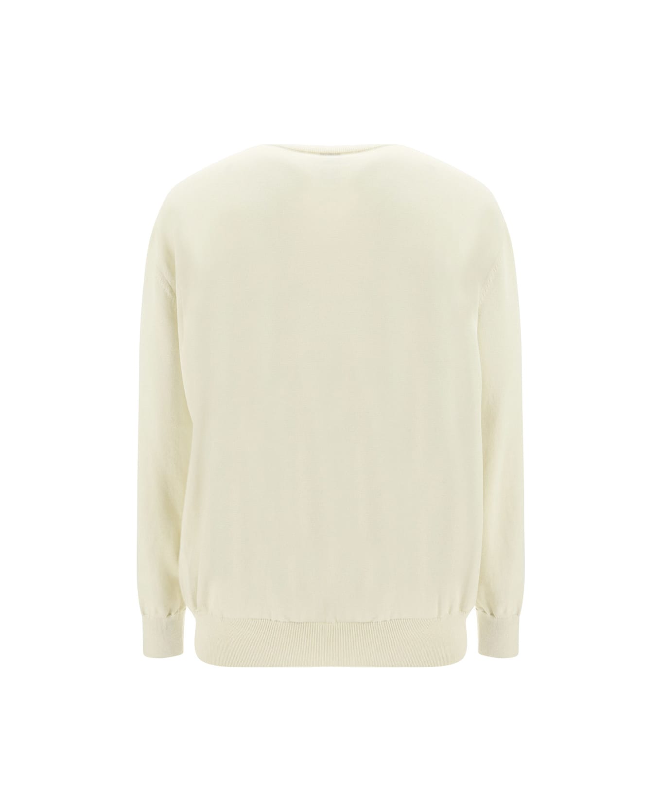 Marcelo Burlon Basic Sweatshirt - Yellow Cream ニットウェア
