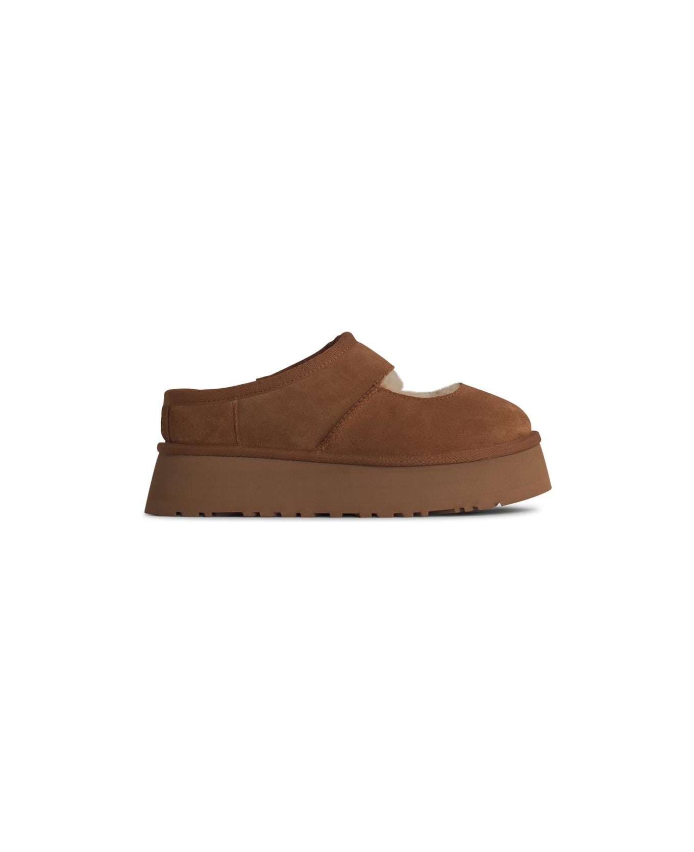 UGG 
bea Mary
 Beige Suede Slippers - Beige