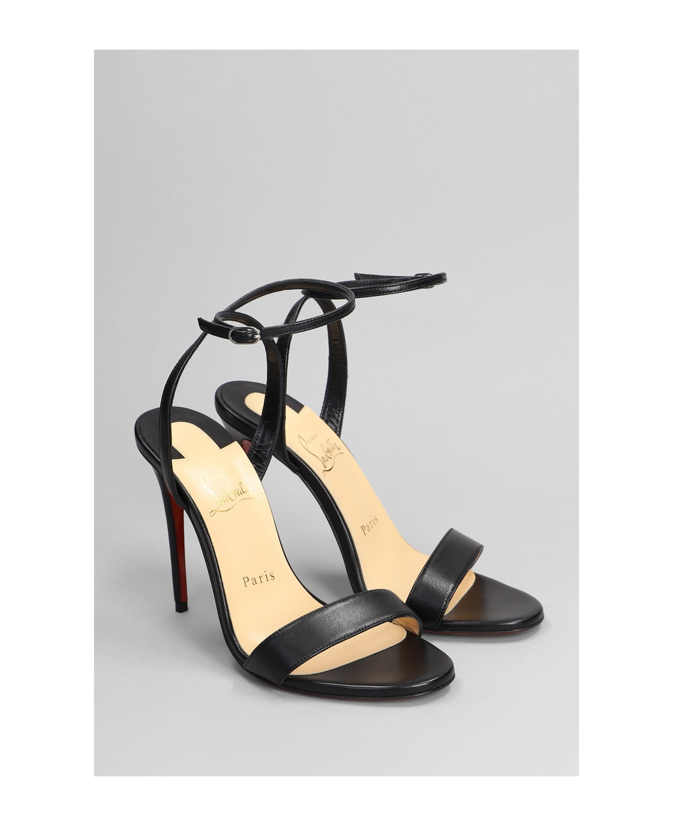 Christian Louboutin Loubigirl 100 Sandals - black