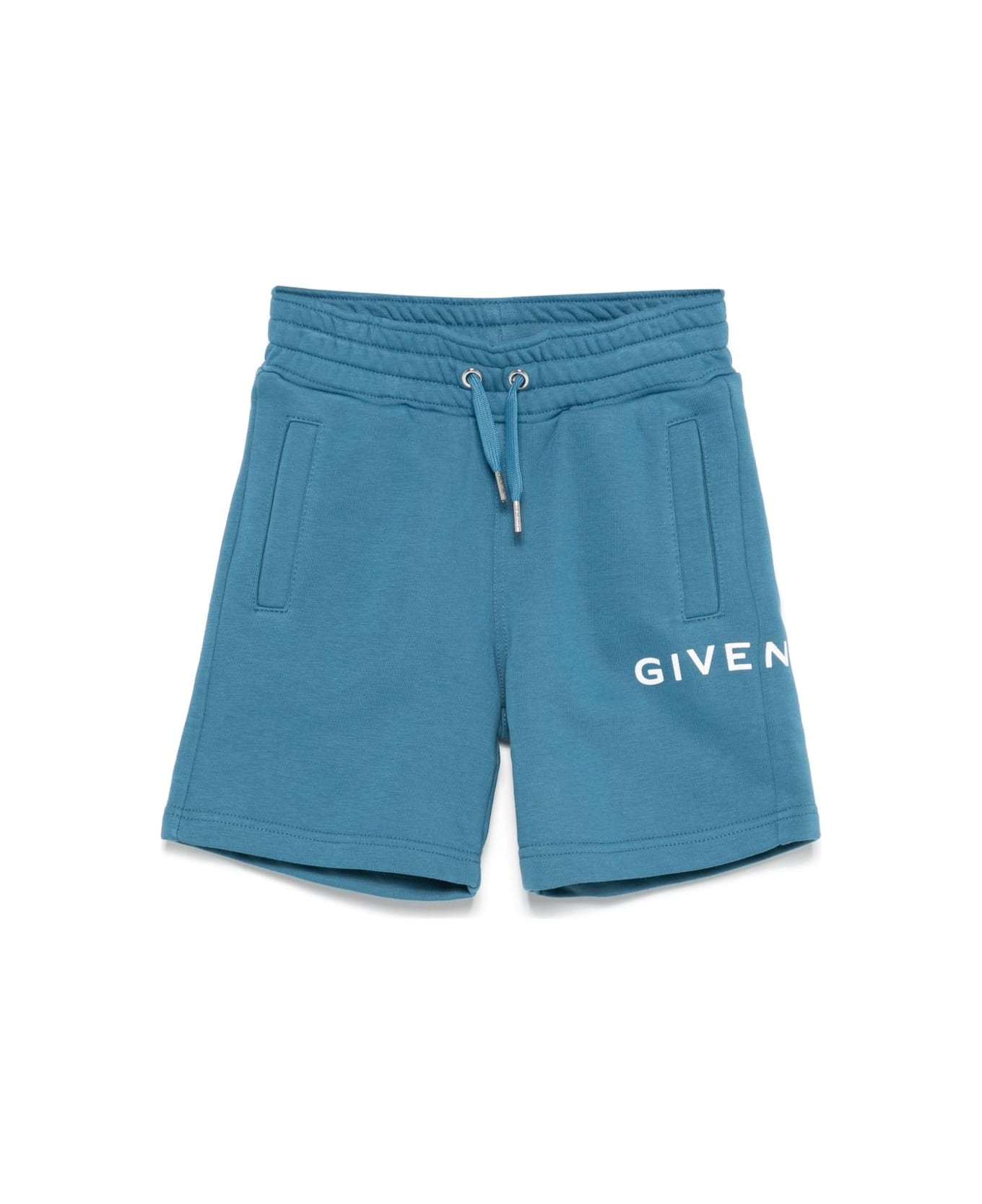 Givenchy Bermuda Con Logo - Blue