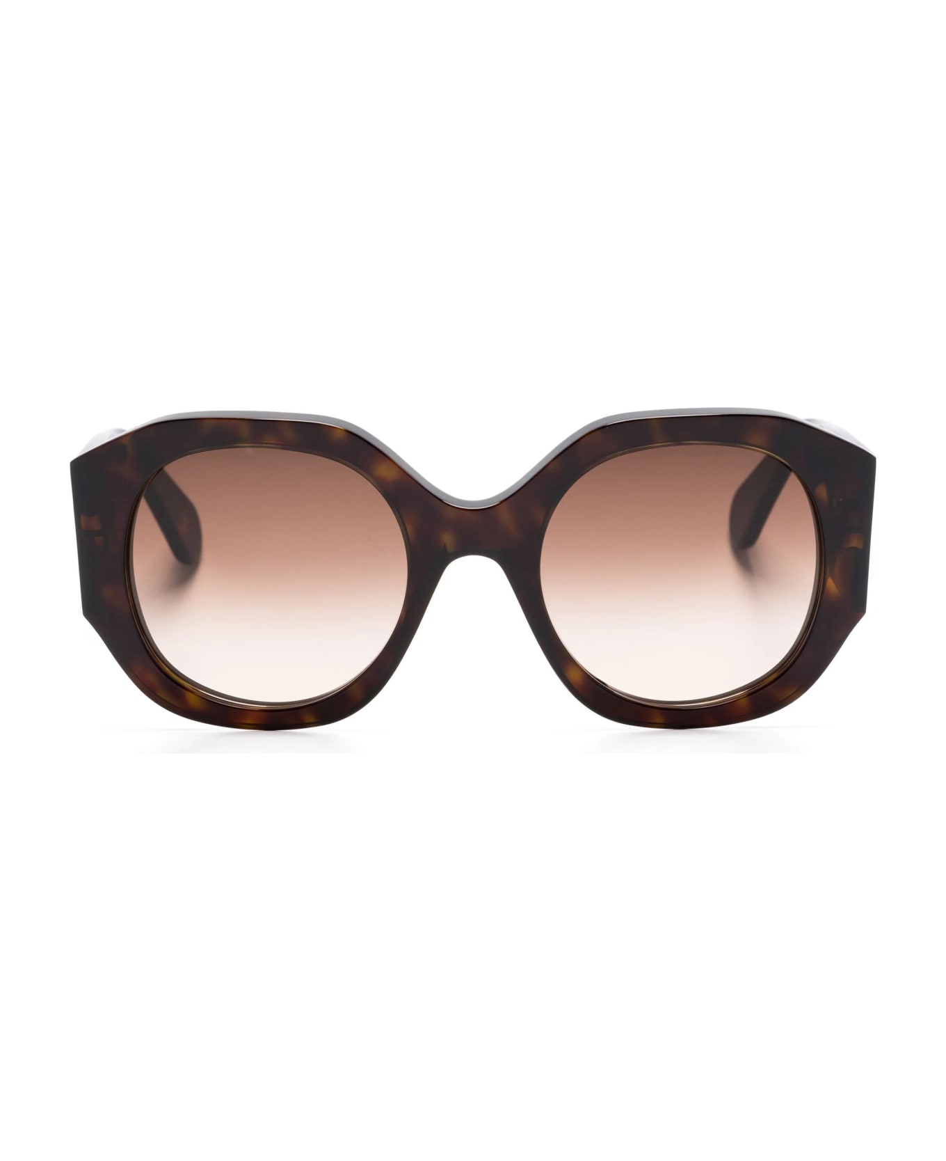 Chloé Eyewear Naomy Sunglasses In Dark Havana/brown Sunglasses - 002 HAVANA HAVANA BROWN