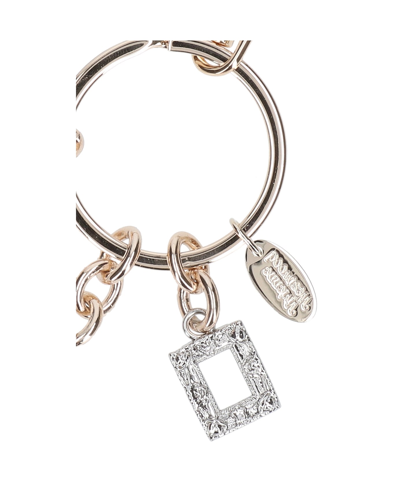 Vivienne Westwood Rhinestone Keyring - Gold