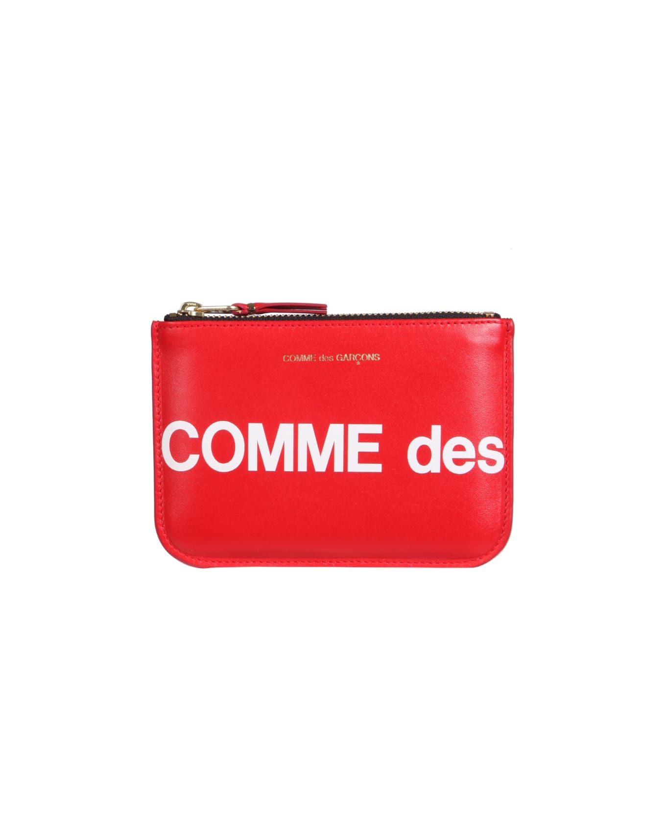 Comme des Garçons Wallet Leather Wallet - RED