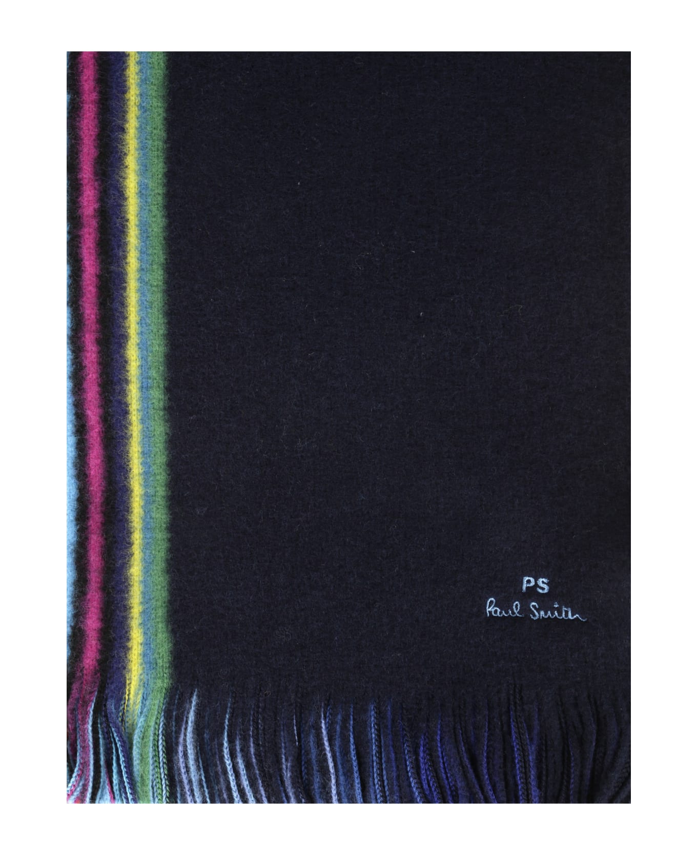 PS by Paul Smith Scarf Reversbl Strp Scarf - NAVY スカーフ