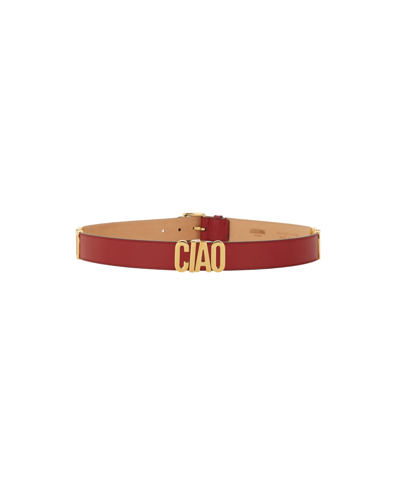 Moschino "hello" Belt - RED