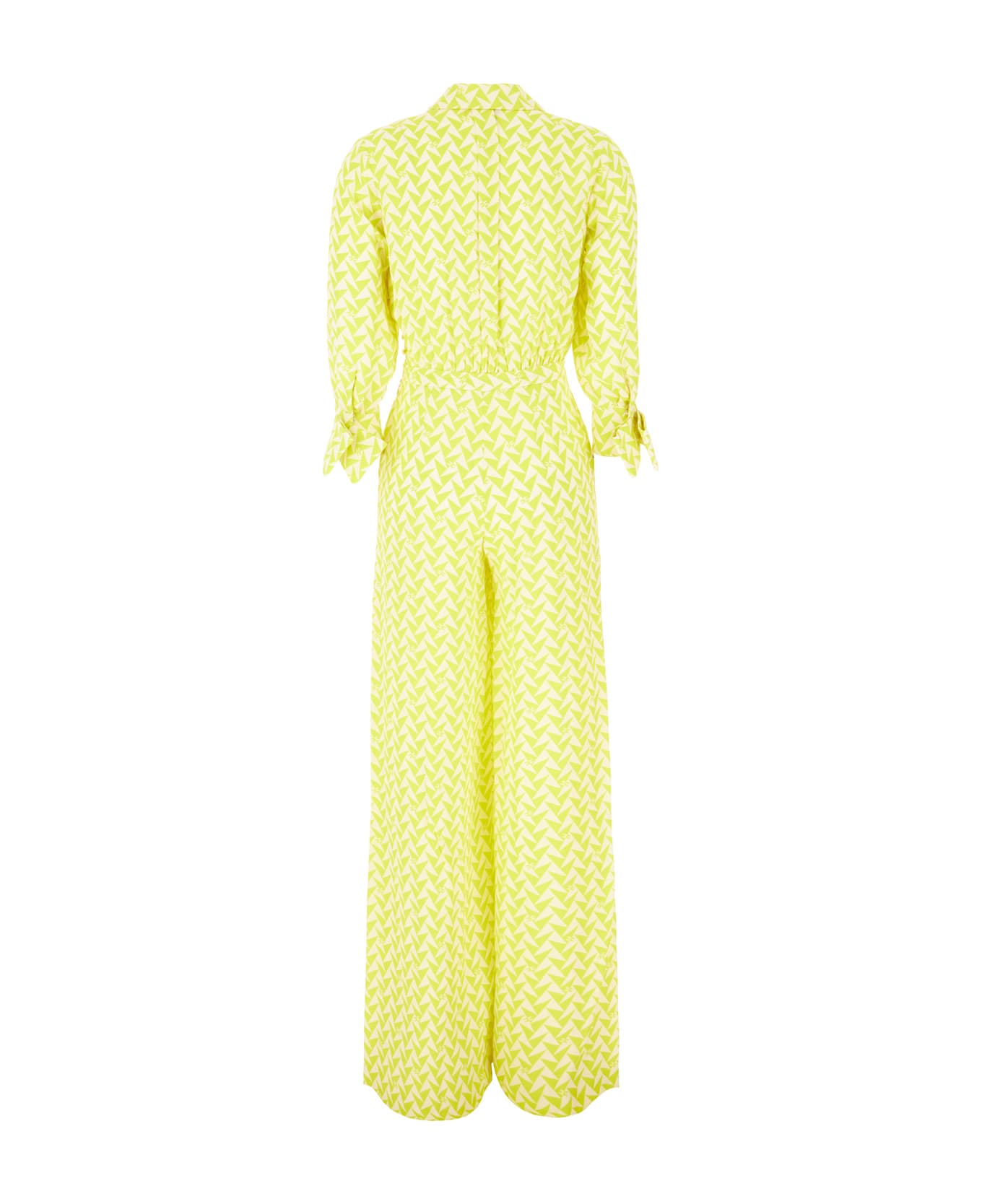 Elisabetta Franchi Printed Georgette Jumpsuit - CEDROBURRO