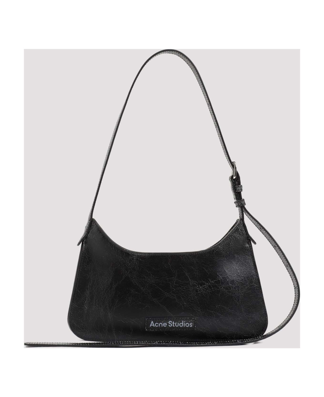 Acne Studios Platt Zip-up Shoulder Bag - Black